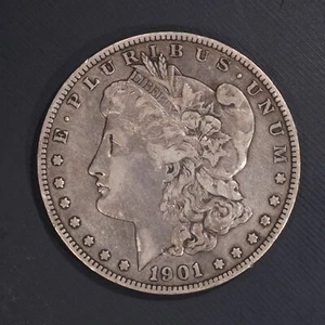 1901-S $1 Morgan Dollar Ungraded  SILVER - Picture 1 of 2