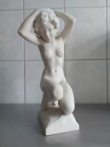 -~Hutchenreuther-~Porcelain Figure-~Kneeling Nude-~After the Bath-~K. Tutter-~34cm - Picture 1 of 19
