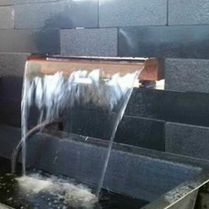 Wasserfall 60 cm Cortenstahl Roststahl incl LED-Beleuchtung Wasserauslauf Speyer - Bild 1 von 1