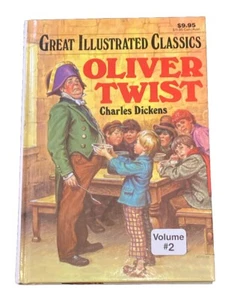 Great Illustrated Classics OliverTwist HC 1989 Vol. 2 Charles Dickens - Picture 1 of 3