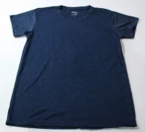 Galaxy By Harvic Men's Short Sleeve Crewneck Tee EJ2 Heather Navy Medium NWT - Picture 1 of 3