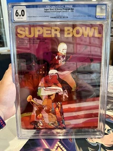 Programa Super Bowl IV 4 NFL 1970 Chiefs Vs Vikings CGC 6.0 Calificado RARO - Imagen 1 de 2