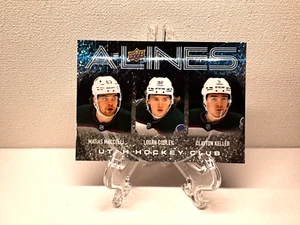 2024-25 Upper Deck Series 1 - A-Lines #AL-2 Keller, Maccelli, Cooley - Picture 1 of 1