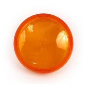 Blinkerglas Orange für Harley-Davidson 00-24 mit Bulletblinkern m. Prüfzeichen - Bild 1 von 2