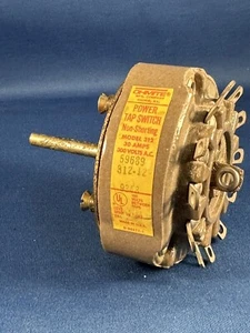 Ohmite 312-12/31212 (gebraucht getestet gereinigt) 59589312-12 30a 300vac - Bild 1 von 3