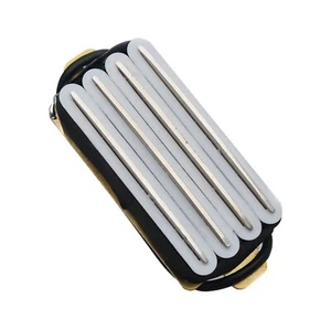 1 Pcs White Hot Rail 2-Dual Blade Electric Guitar Humbucker Pickups/4 Wire   - Picture 1 of 8