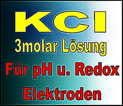 WEBER KCL Lösung 3molar für pH- u. Redoxelektroden 70 ml