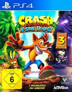 Crash Bandicoot - N'Sane Trilogy Remastered V2 - PS4 / PlayStation 4 - Neu & OVP - Bild 1 von 2