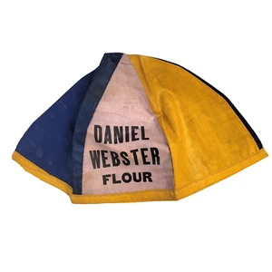c.1910 Daniel Webster Flour Childs Ad Beanie Hat Premium Eagle Roller Mills - Picture 1 of 5