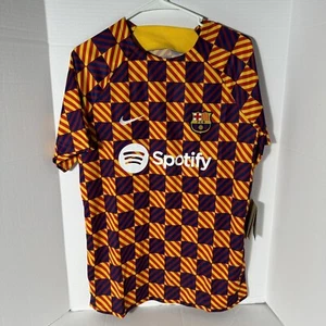 Nike Barcelona FC Men's Large FCB 22-23 Pre Match Soccer Jersey DR4902-729 - Picture 1 of 3