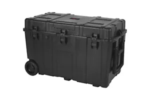 Black Probox 160 Litre Wheeled Waterproof Plastic Protective Trunk - Picture 1 of 6