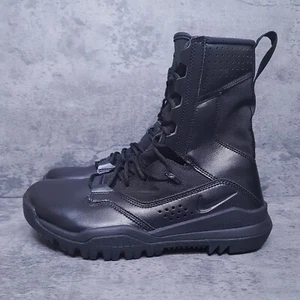 NIKE SFB Field 2 8" Tactical Military Combat Boots Mens 7-15 Triple Black - Picture 1 of 5