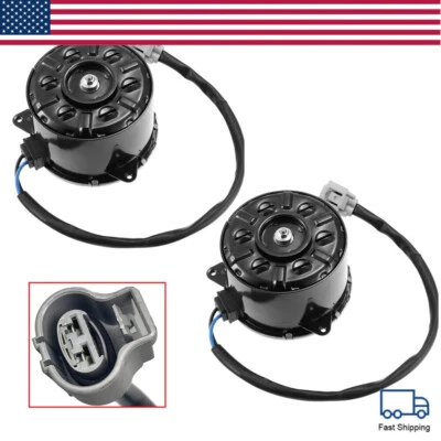 Motor ventilador radiador 2 piezas 16363-20400 para Lexus RX400h 06 07 para Toyota Highlander Foto 1 de 4