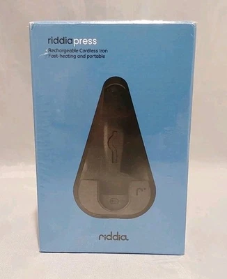 Plancha de viaje inalámbrica portátil recargable prensa Riddia sellada de fábrica Foto 1 de 4