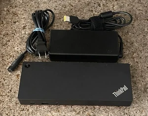 Lenovo ThinkPad Hybrid USB-C Dock DUD9011D1 40AF w/ 135W Lenovo AC Adapter - Picture 1 of 6
