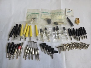 55 x 6.35mm 1/4 inch Mono & Stereo Jack Plug Strain Relief Guitar/Speaker End - Picture 1 of 9