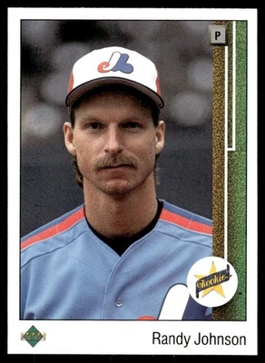 1989 Upper Deck Randy Johnson Rookie Montreal Expos #25 - Image 1 of 2