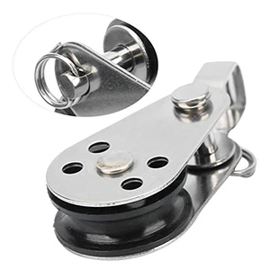 Poleas de acero inoxidable de 10 piezas para uso seguro de navegación y kayak en barco - Imagen 1 de 16