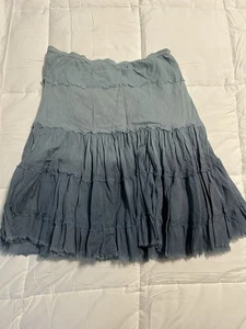 Derek Heart Blue Ombre Pull On Skirt Size Medium - Picture 1 of 6