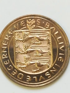 1956 Guernsey 4 doubles coin Proof Issue - Picture 1 of 5