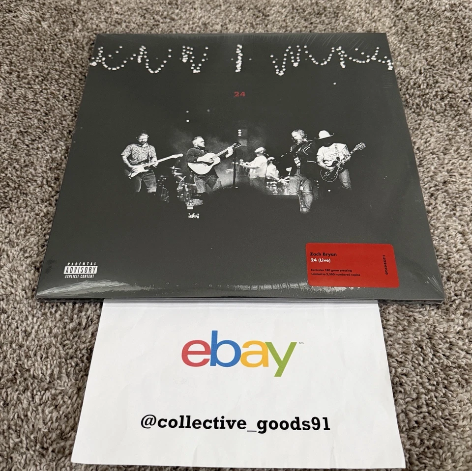 ZACH BRYAN 24 (Live) 3LP Limited Edition /2500 Vinyl LP IN HAND SHIPS NOW 