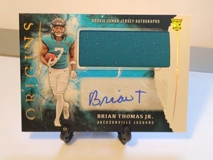 2024 Panini Origins - Camiseta Jumbo de Novato Autógrafos Brian Thomas Jr... - Imagen 1 de 5