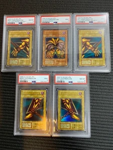 PSA 9 & 8 Yu-Gi-Oh! Exodia 1999 Full Set of 5 Sequential Number 1999 Japanese - Picture 1 of 11
