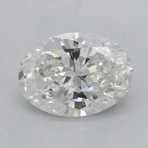 Oval Cut 2 CT Certificate AGI Natural Mined Diamond Loose F color VS2 clarity - Picture 1 of 2