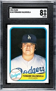 1981 Fleer Rookie Fernando Valenzuela #140 RC SGC 8 NMMT LA Dodgers MLB HOF - Bild 1 von 2