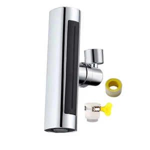 4 Wasserfall-Badezimmer-Wasserhahn-Verlängerung, 360°-Auslauf, Strahlb5666 - Bild 1 von 6