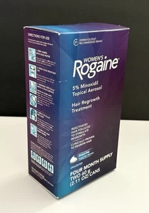 Rogaine Hair Regrowth Treatment 5% Minoxidil Topical Aerosol 4 Month Supply NEW - Picture 1 of 8