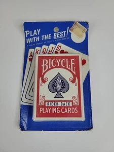 Baraja de colección bicicleta póker 808 rojo jinete trasero cartas ~ nueva sellada - Imagen 1 de 6