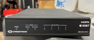 Crestron DM-DA4-4K-C 1:4 4K HDMI to DM 8G+ & HDBaseT Splitter UNIT ONLY - Picture 1 of 6