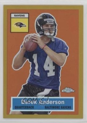2005 Topps Chrome 50th Anniversary Rookies Gold Refractor /50 Derek Anderson RC - Image 1 of 2