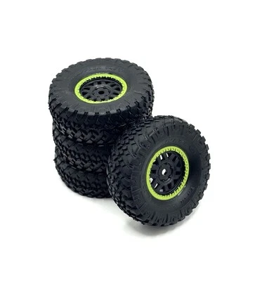 Axial SCX24 - Jeep Gladiator Wheels And Tires - Original - Green Ring  - Image 1 of 3