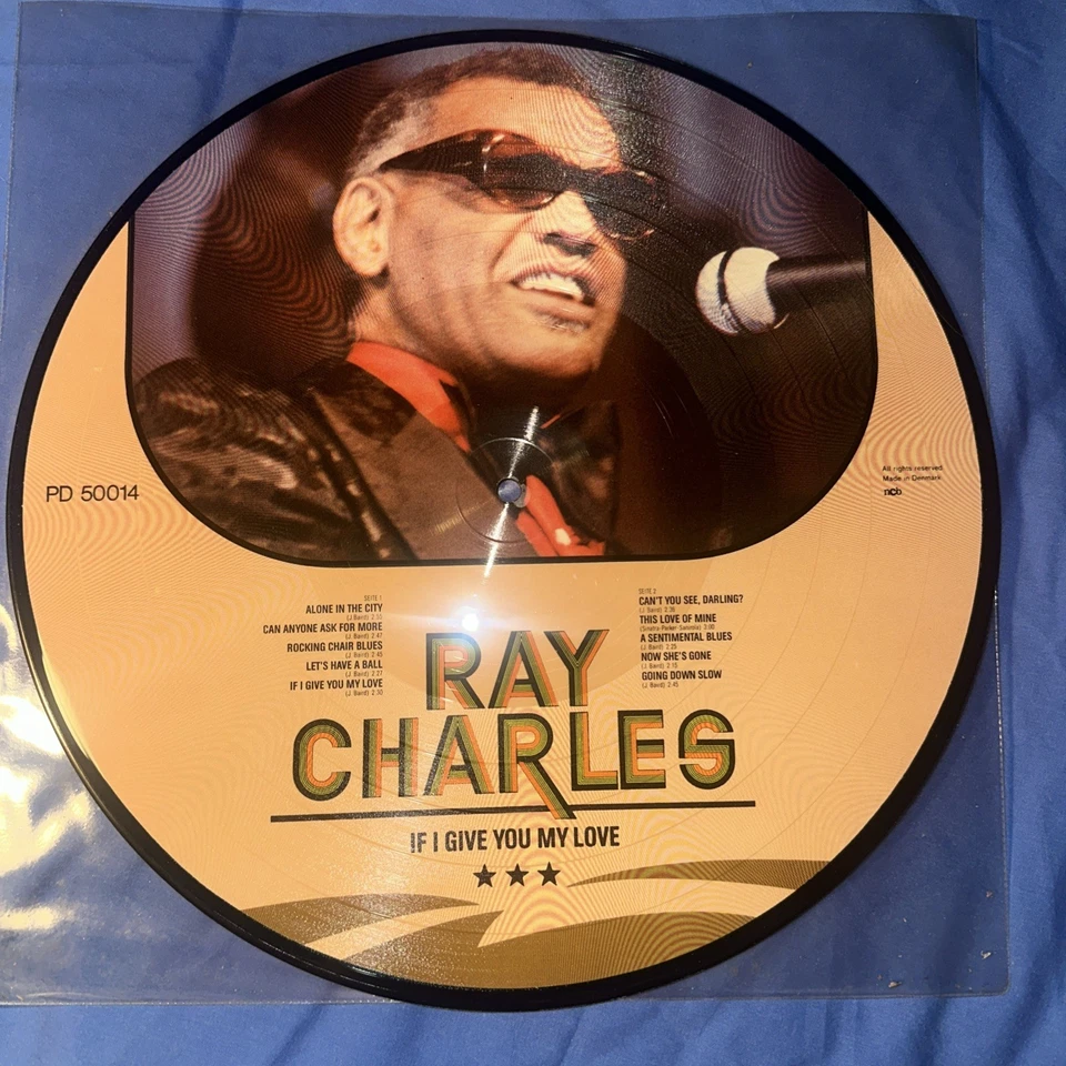 RAY CHARLES PICTURE DISC ~ LIMITED EDITION NEW NEVER PLAYED - Image 1 of 2