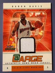 2004-05 Baron Davis Fleer Genuine @Large Jersey - Picture 1 of 2
