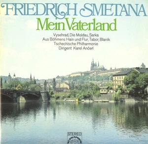 SMETANA Ma Vlast ANCERL Czech PO Supraphon 2LP Gatefold 29233 German Gold LBL NM - Picture 1 of 3