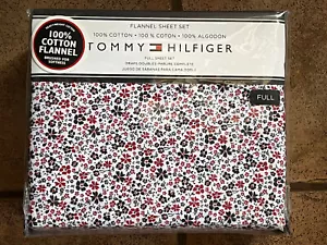 TOMMY HILFIGER Full SIze Flannel Sheet Set - MULTI MORNING FLORAL NEW $150 - Picture 1 of 4