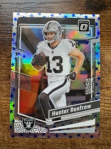 Donruss Optic Blue Stars Prizm Hunter Renfrow Raiders #97 2023 - Imagen 1 de 8