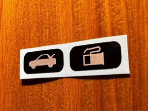 MK3 MR2 Spyder Fuel Door / Boot Decal Set - Picture 1 of 1