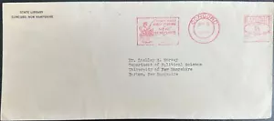 1939 US pictorial meter 56130 Concord NH on cover (cat. 215.12); fishing *d - Picture 1 of 2