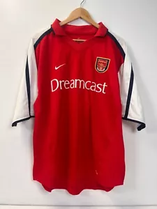 Camiseta de colección GRANDE XL Nike Arsenal 2000 Miller Home Dreamcast roja 00/01/02 - Imagen 1 de 10