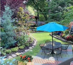 B-USA Plastic Straw Rugs Outdoor Patio Rv Camper Mat Durable However Color Fades - Picture 1 of 16