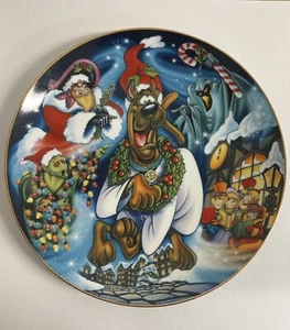 "Scooby's Christmas Dream" Limited Edition #2119/2500 Collector Plate 1998 - Picture 1 of 6
