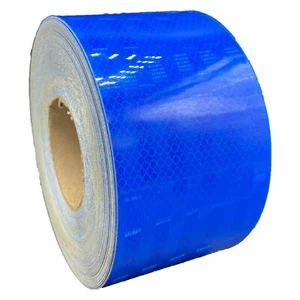 Cinta Reflectante Azul 4" 3M 3930 HIP Respaldo Aire Micro Prismático Scotchlite Seguridad - Imagen 1 de 10