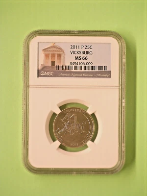 2011 P ATB Vicksburg NGC MS 66 - Image 1 of 2