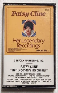 Patsy Cline - Her Legendary Recordings Album No. 1 and No. 2 (1986 Cassette) - Imagen 1 de 6