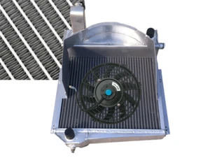 Radiateur+Fan pour Austin Healey Sprite Bugeye Frogeye/MG Midget 948/1098 MT - Imagen 1 de 9