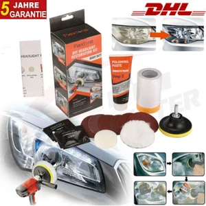 Profi Reparatur Set Scheinwerfer Politur Frontscheinwerfer Polieren Aufbereitung - Bild 1 von 12